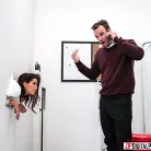 Brooke Haze in 'Stuck In The Wall Booty Call'