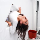 Brooke Haze in 'Stuck In The Wall Booty Call'