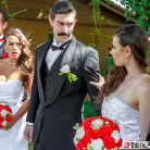 Casey Calvert in 'Wedding Belles Scene 2'