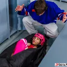 Lucie Cline in 'Open Net'