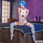 Milana May in 'Evangelion Cosplay: A DP XXX Parody'