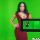 Victoria June in 'Latina Weather Girl'