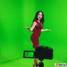 Victoria June in 'Latina Weather Girl'